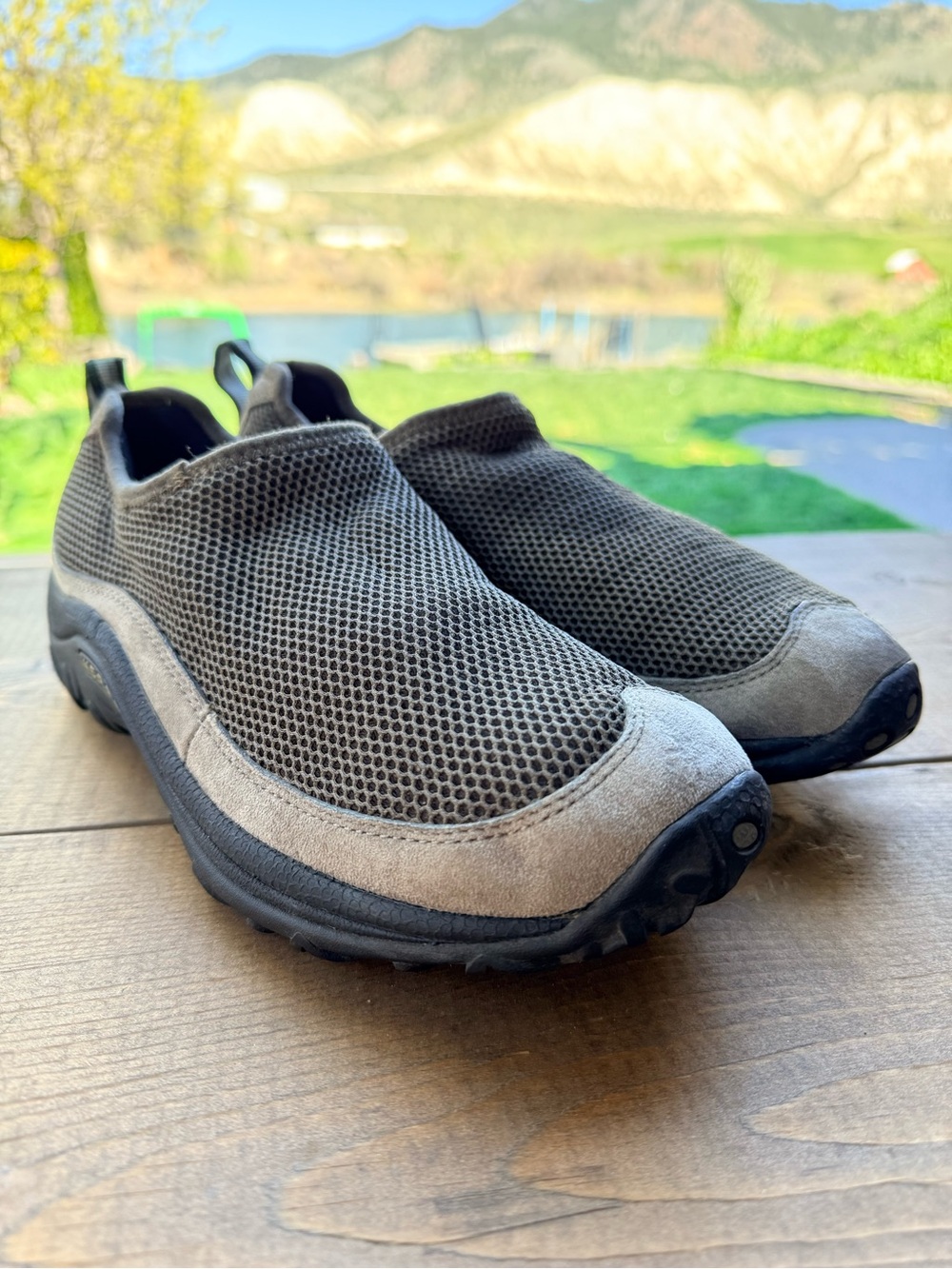 Merrell Men's 7.5 Jungle Ventilator Herring Moc II Greyish Green